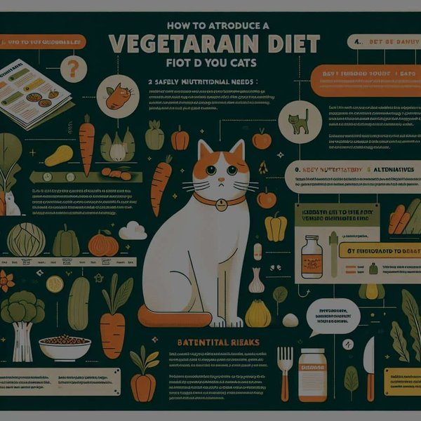 Comment introduire une alimentation végétarienne est-elle sécuritaire pour les chats ?